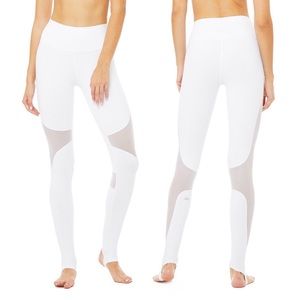 Alo Yoga High Waisted Coast Stirrup Legging White